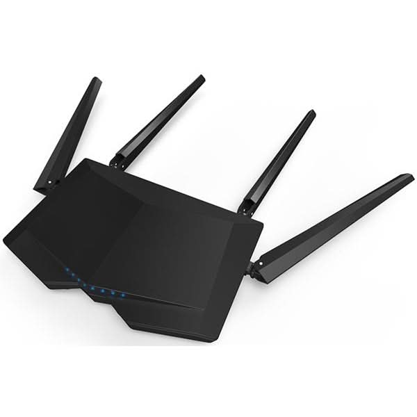 Router Wireless TENDA AC6 AC1200, Dual-Band 300 + 867 Mbps, negru WALTI