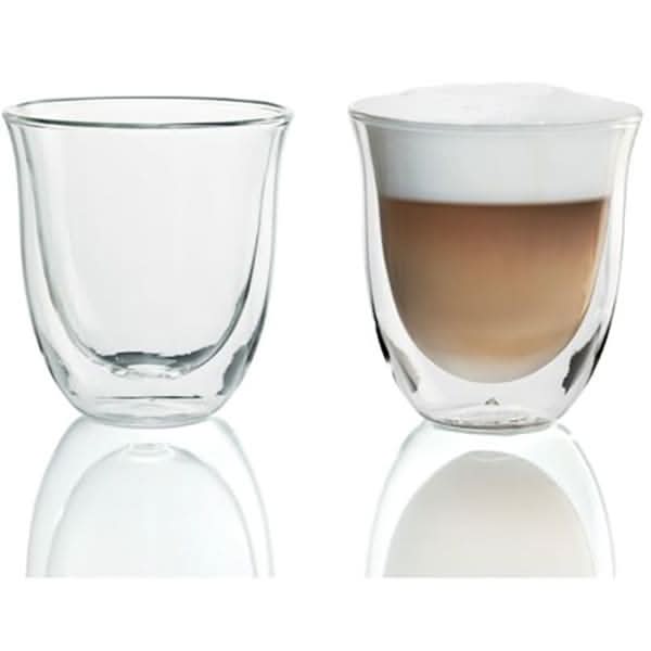 Set pahare cafea DELONGHI CAPUCCINO2, 2 piese, 270 ml, sticla WALTI