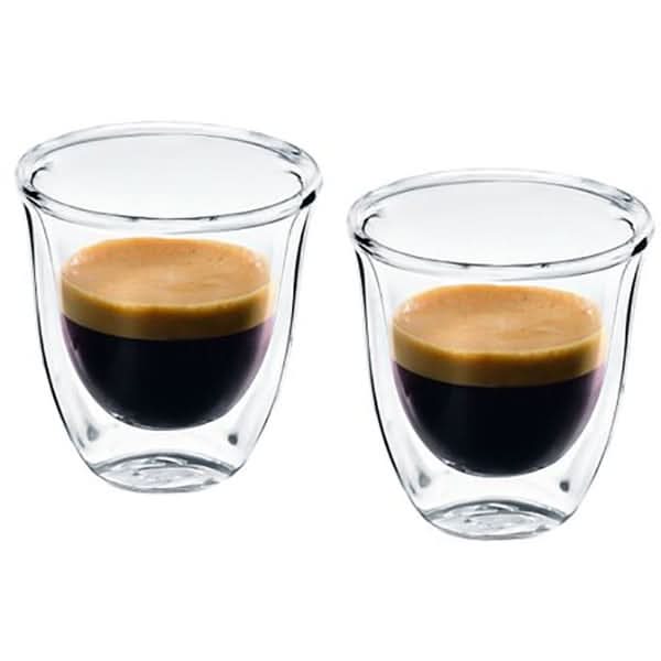 Set pahare espresso DELONGHI, 6 piese, 90 ml, sticla WALTI