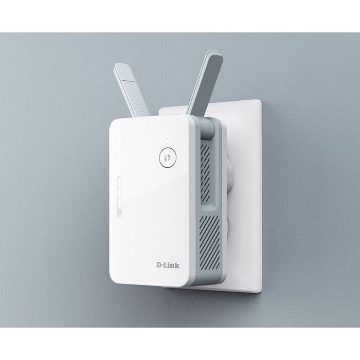 Wireless Range Extender D-LINK Eagle Pro AI AX1500 E15, Wi-Fi 6, Dual-Band 300 + 1201 Mbps, alb WALTI