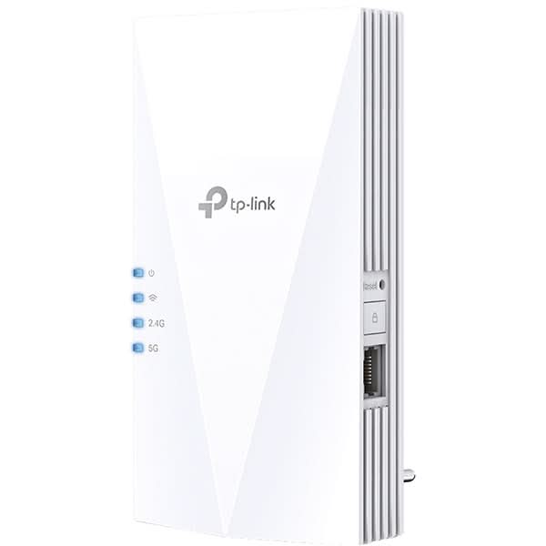 Wireless Range Extender TP-LINK RE500X AX1500, Wi-Fi 6, Dual-Band 300 + 1200 Mbps, alb WALTI