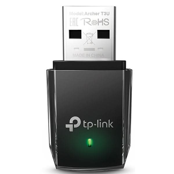 Adaptor USB Wireless TP-LINK Archer T3U AC1300, Dual-Band 400 + 867 Mbps, negru WALTI