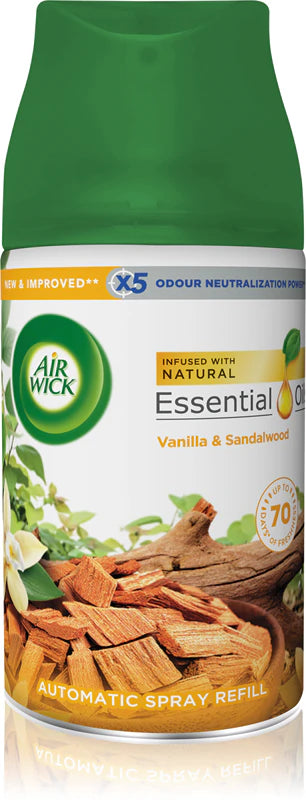 AIR WICK Santal & Vanilie Rezerva Odorizant de Camera Aparat Freshmatic 250 ml - WALTI WALTI
