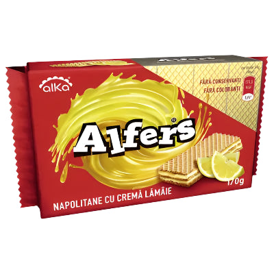 ALFERS Napolitane Crema Lamaie 170 g - WALTI WALTI