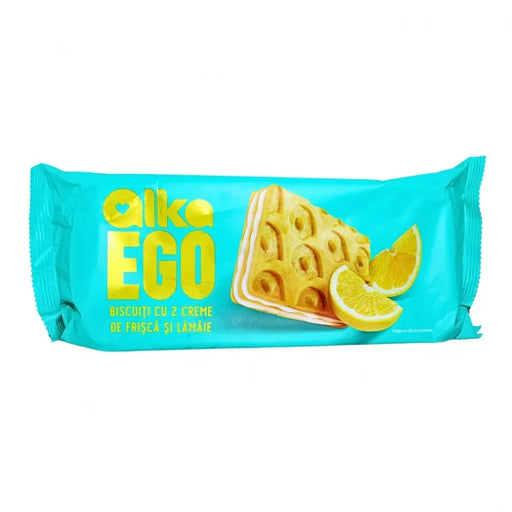 ALKA Ego Biscuiți cu Cremă cu Frisca si Lamaie 135 g - WALTI WALTI