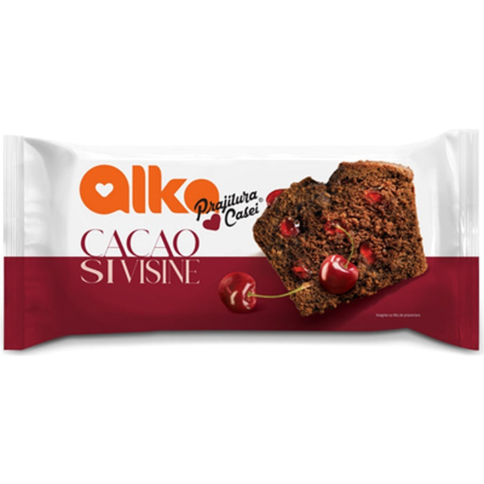 ALKA Prajitura Casei Cacao si Gem de Visine 350 g - WALTI WALTI