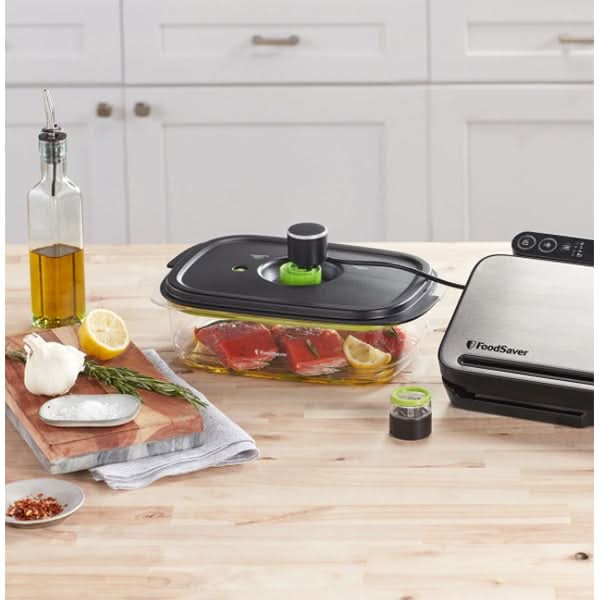 Aparat de vidat FOODSAVER VS3190X-01, 100W, argintiu-negru WALTI
