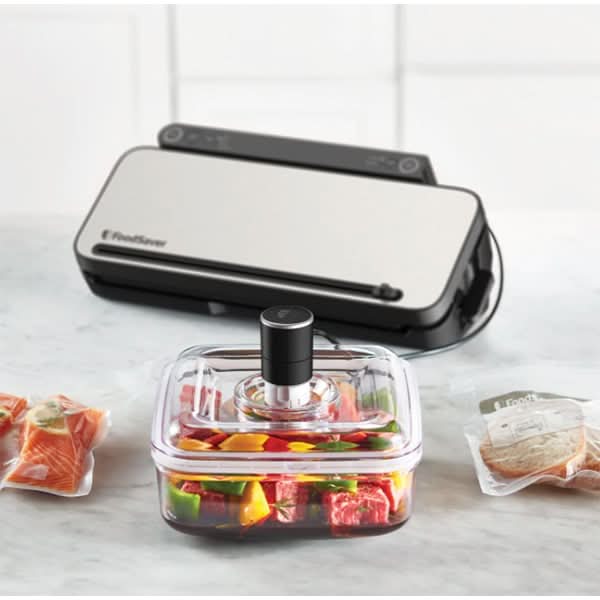 Aparat de vidat FOODSAVER VS3190X-01, 100W, argintiu-negru WALTI
