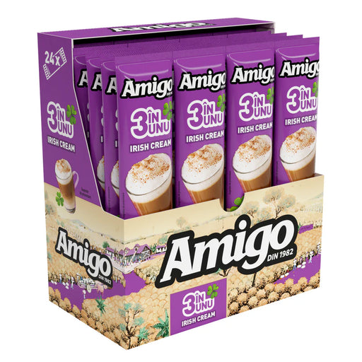 AMIGO Cafea Instant Irish Cream 3in1 24 x 13 g - WALTI WALTI