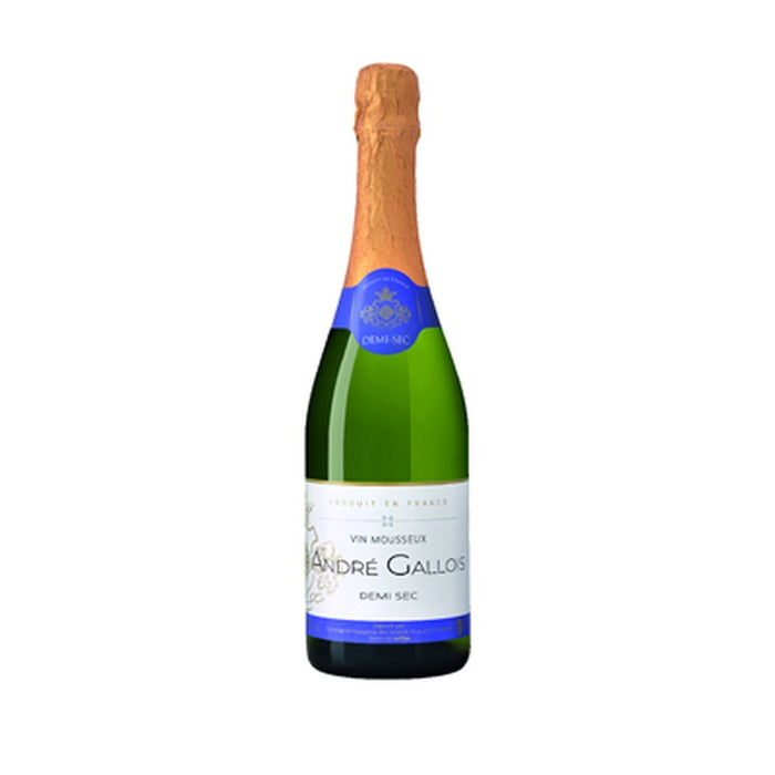ANDRÉ GALLOIS Vin Spumant Alb Demisec SGR 0,75 L - WALTI WALTI