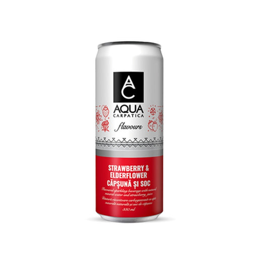 AQUA CARPATICA Apa Flavours Capsuna si Soc Doza SGR 4 x 0,33 L - WALTI WALTI