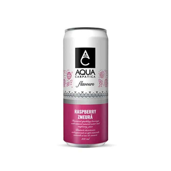 AQUA CARPATICA Apa Flavours Zmeura Doza SGR 4 x 0,33 L - WALTI WALTI