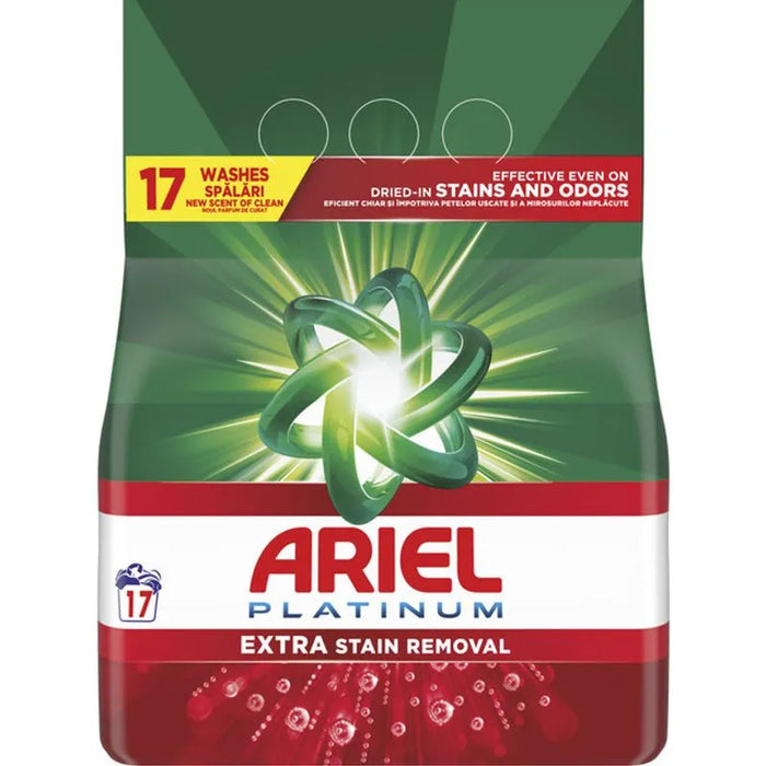 ARIEL Platinum Extra Stain Removal Detergent Rufe 1,105 Kg - WALTI WALTI