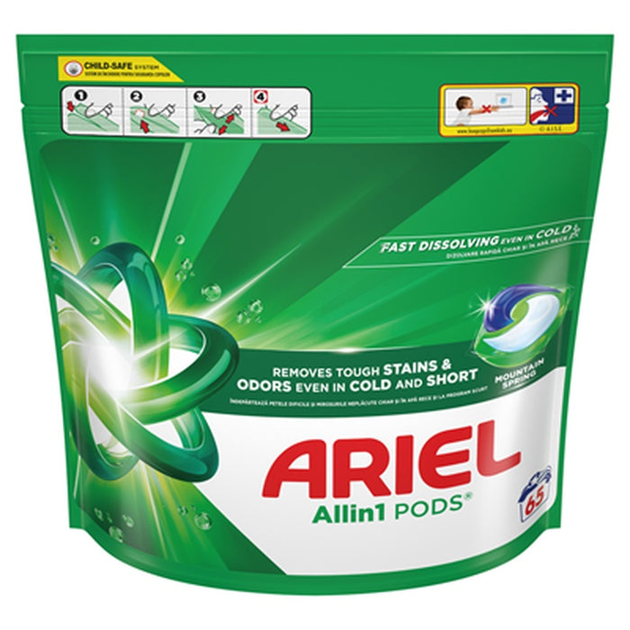 ARIEL All in One Mountain Spring 65 Capsule Detergent Rufe - WALTI WALTI