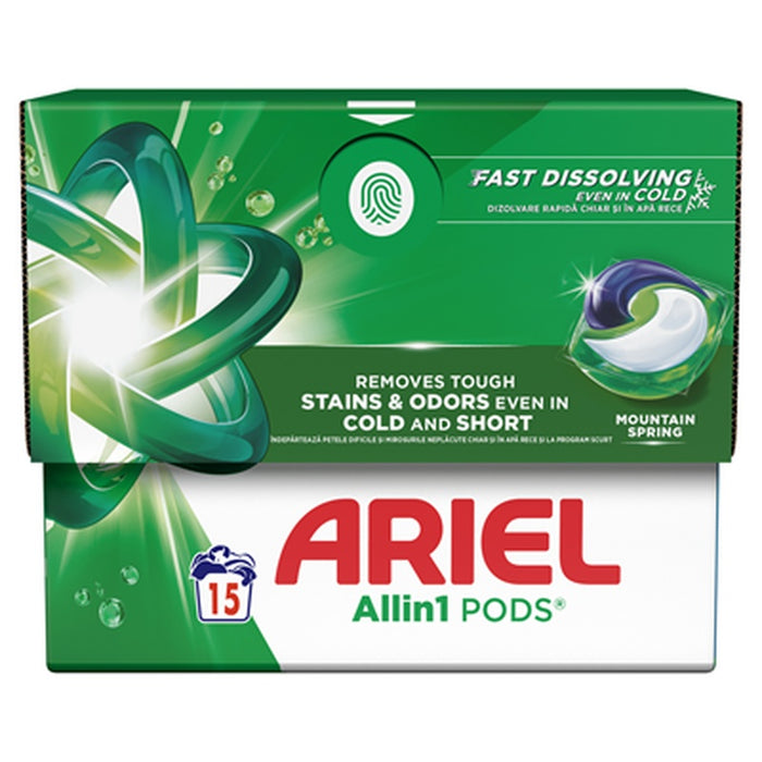 ARIEL Mountain Spring 15 Capsule Detergent Rufe - WALTI WALTI