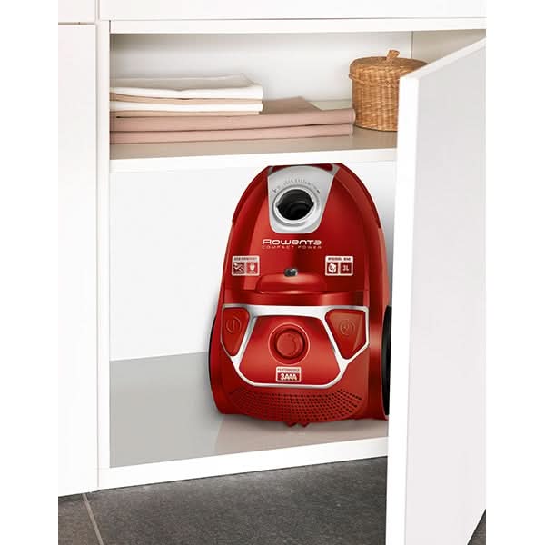Aspirator cu sac ROWENTA Compact Power RO3953EA, 3l, 900W, 75dB, rosu-negru WALTI