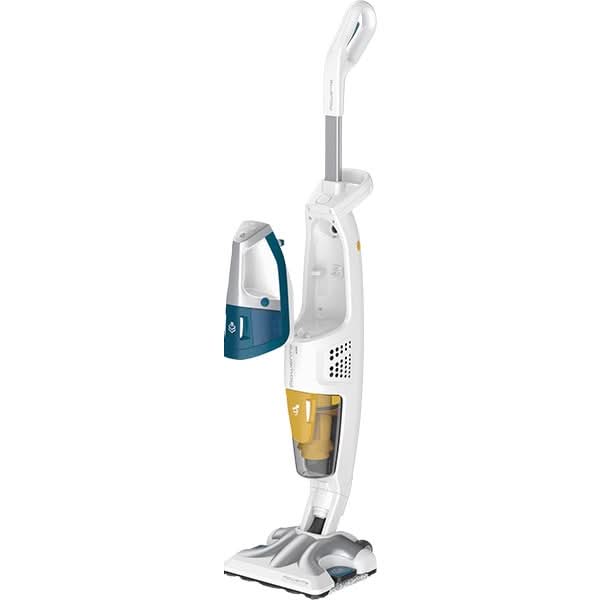 Aspirator vertical cu abur ROWENTA Clean&Steam Multi RY8561WH, 0.5l, 1700W, tehnologie ciclonica, alb-albastru WALTI