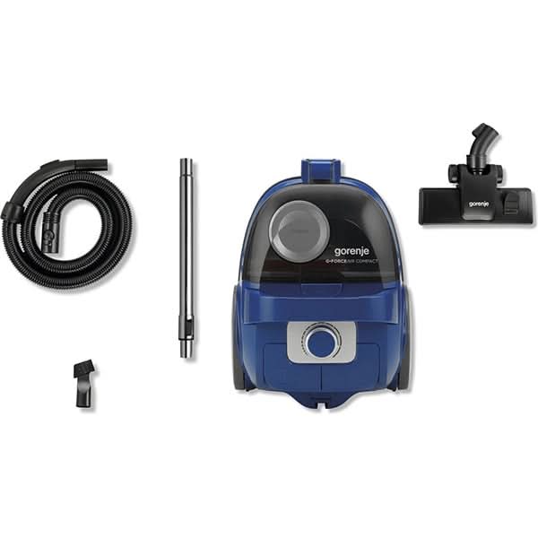 Aspirator fara sac GORENJE Force Air VCEA01GACBUCY, 2.2l, 800W, 78dB, albastru-gri WALTI