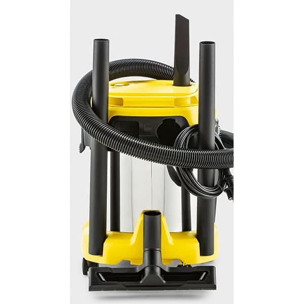 Aspirator cu sac KARCHER WD 2 1.628-050.0, 15l, 1000W, galben-argintiu WALTI