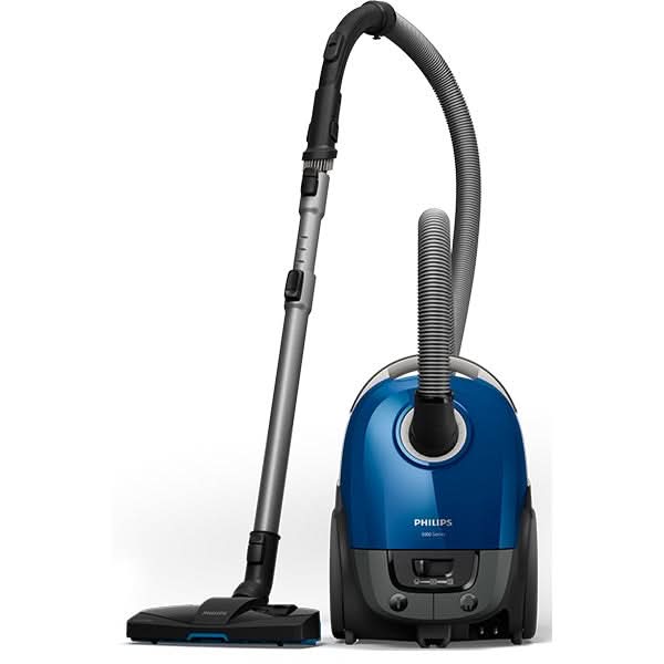Aspirator cu sac PHILIPS Series 3000 XD3110/09, 3l, 650W, 79 dB, albastru-negru WALTI