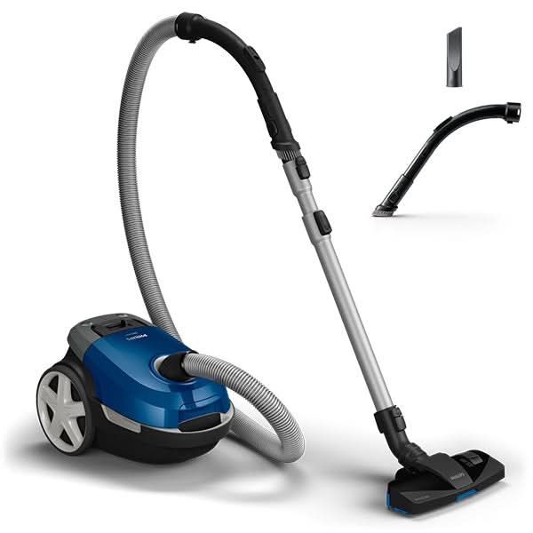 Aspirator cu sac PHILIPS Series 3000 XD3110/09, 3l, 650W, 79 dB, albastru-negru WALTI