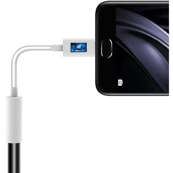 Adaptor audio PROMATE AUXLink-C, Jack 3.5mm - USB-C, alb WALTI