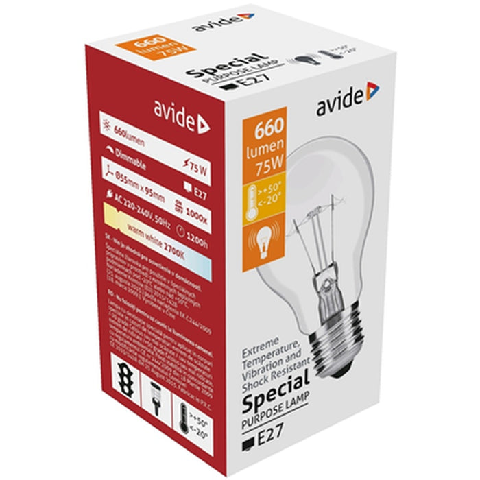 AVIDE Bec Incandescent A55 E27 75 W - WALTI WALTI