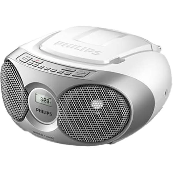Radio CD portabil PHILIPS AZ215S/12, 3 W, FM, argintiu WALTI