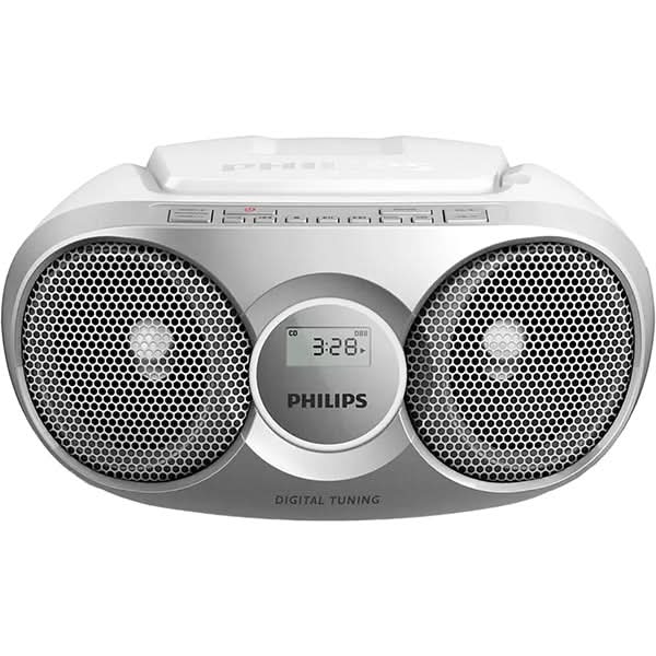 Radio CD portabil PHILIPS AZ215S/12, 3 W, FM, argintiu WALTI