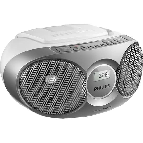 Radio CD portabil PHILIPS AZ215S/12, 3 W, FM, argintiu WALTI