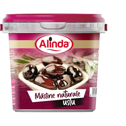 Alinda Masline Naturale Uslu in Saramura Calibrul 280 - 320 700 g - WALTI WALTI