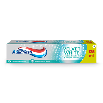 Aquafresh Alb Catifelat Pasta de Dinti 125 ml - WALTI WALTI