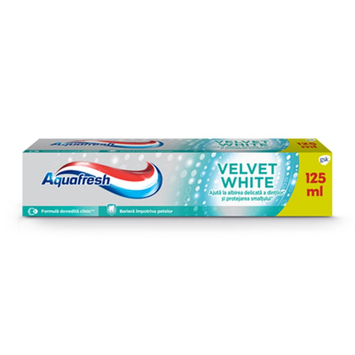 Aquafresh Alb Catifelat Pasta de Dinti 125 ml - WALTI WALTI