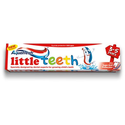 Aquafresh Little Teeth Pasta Dinti 3-5 Ani 50 ml - WALTI WALTI