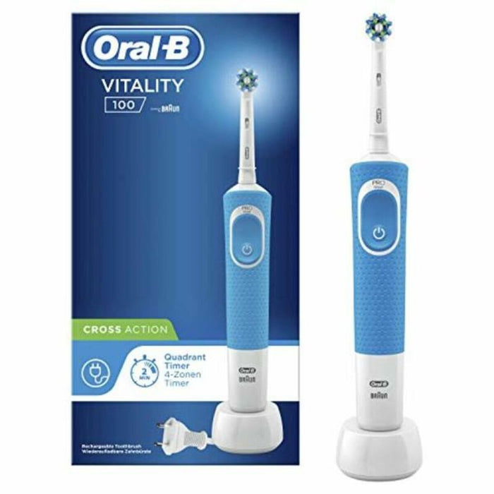 Perie de Dinți Electrică + Rezervă Oral-B D100 VITALITY (1) - WALTI WALTI