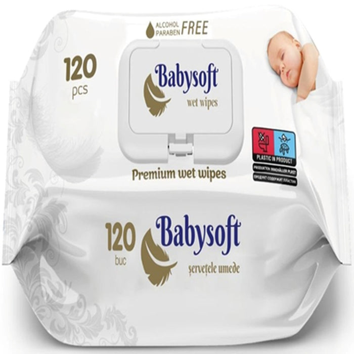 BABYSOFT 120 Servetele Umede Copii - WALTI WALTI