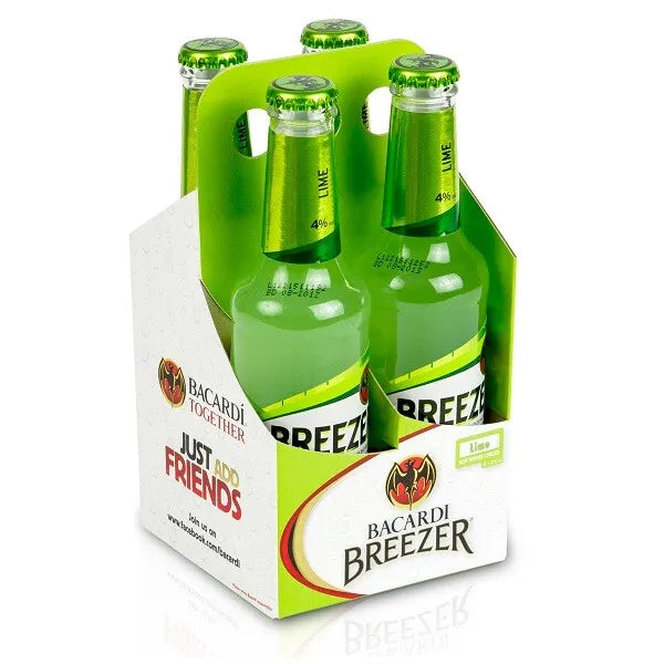 BACARDI BREEZER Lime SGR 4 x 0,275 L - WALTI WALTI