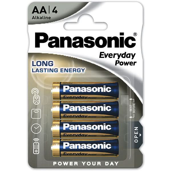 Baterii PANASONIC Everyday Power LR6/AA, 4 bucati WALTI
