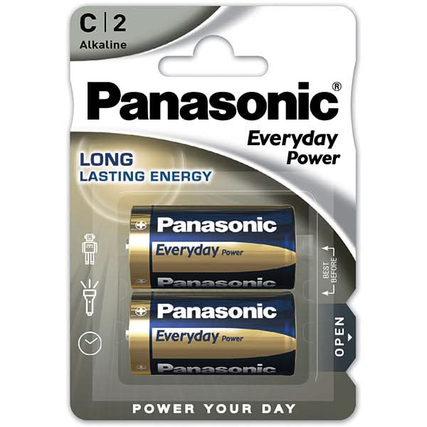 Baterii PANASONIC Everyday Power LR14/C, 2 bucati WALTI