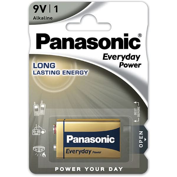 Baterie PANASONIC Everyday Power 6LF22/9V WALTI