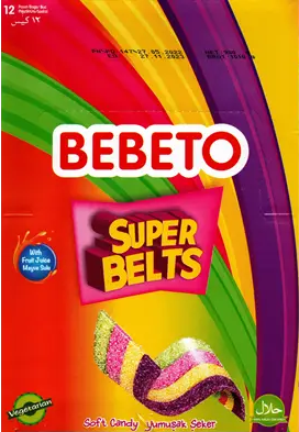 BEBETO Super Belts Jeleuri 75 g - WALTI WALTI