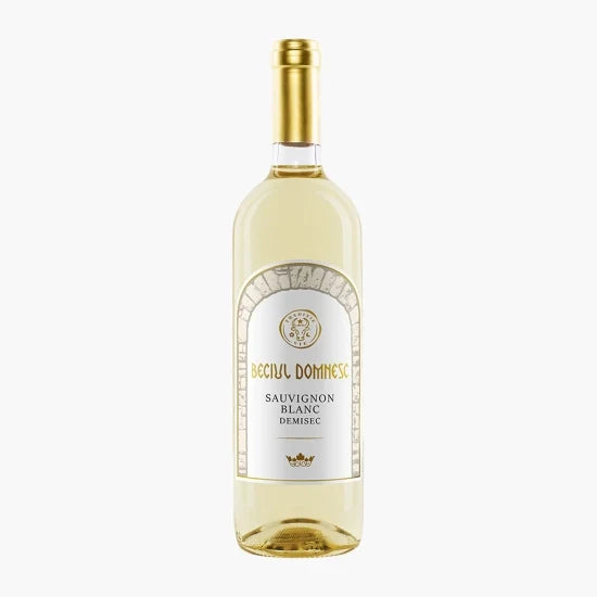 BECIUL DOMNESC Sauvignon Blanc Vin Alb SGR 0,75 L - WALTI WALTI