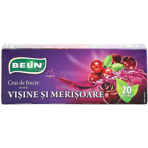 BELIN Ceai Visine si Merisoare 40 g - WALTI WALTI