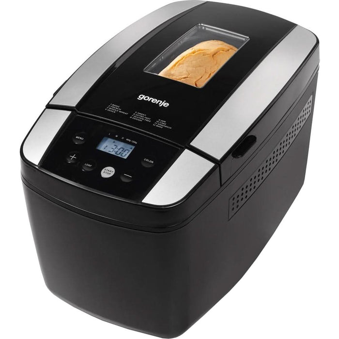 Masina de copt paine GORENJE BM1210BK, 1.2kg, 12 programe, 800W, negru-argintiu WALTI