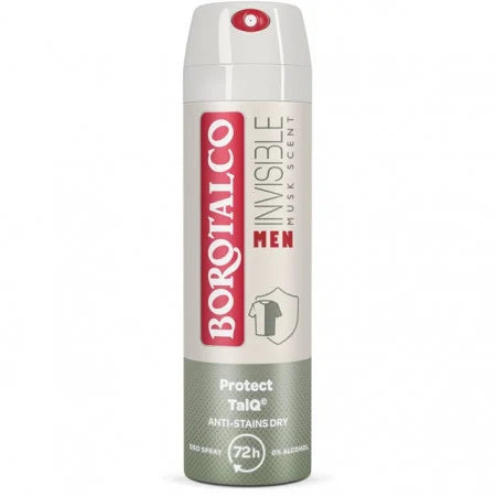 BOROTALCO Men Deodorant Spray Invisible 150 ml - WALTI WALTI