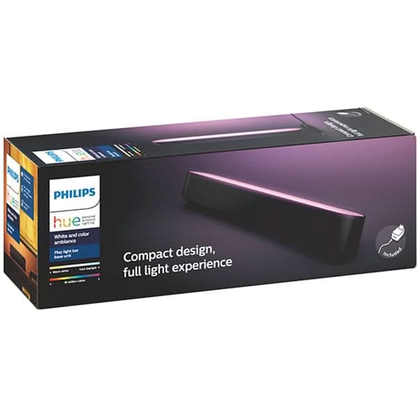 Lampa inteligenta PHILIPS Hue Play 8718696170717, lumina RGB, 6.6W, negru - WALTI WALTI