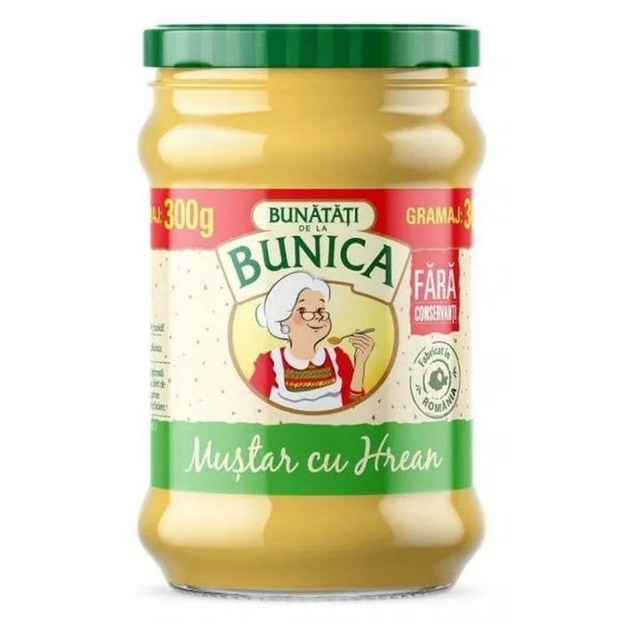 BUNICA Mustar cu Hrean 300 g - WALTI WALTI