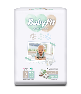Baby fit Scutece Midi 72 Bucati Numarul 3 - WALTI WALTI