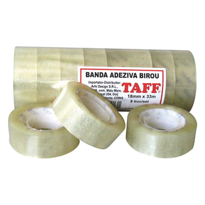 Banda Adeziva 18 mm x 33 m 8 bucati - WALTI WALTI
