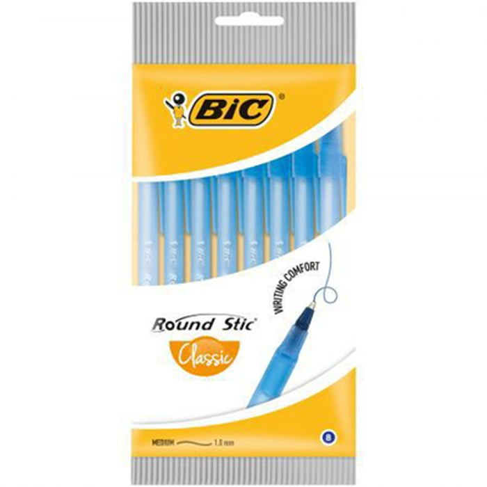 BiC Round Stic Pix Albastru 8 bucati - WALTI WALTI